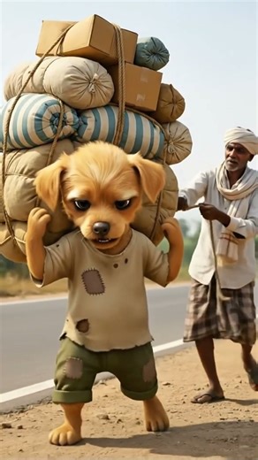 Poor Puppy’s Kind Heart Saved the Donkey’s Life