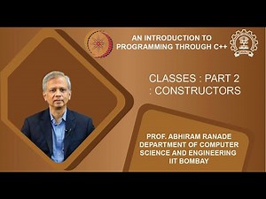 Lecture 21 : Classes : Part 2 : Constructors