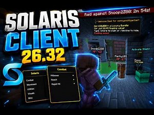 Minecraft Bedrock (26.32) Hacked Client FREE Download | Solaris Client