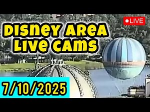 🔴LIVE Walt Disney World Area Cameras! Views + Music + Chat! | Work Study Relax with Disney Vibes!