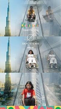 Sky-High Thrills at Sky Views Observatory Dubai | Unforgettable Glass Slide Adventure! Kyrascope