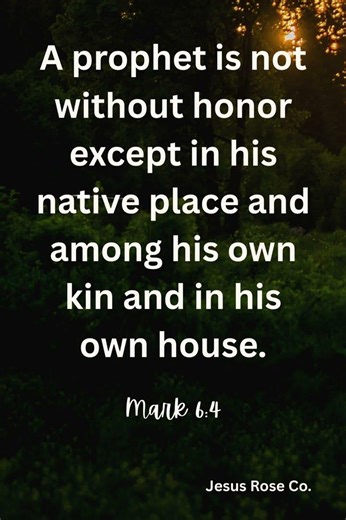 Catholic Bible Study | Mark 6:4 | Jesus Rose Co. ✝️