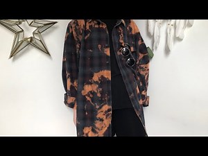 DIY Bleach Dye clothes