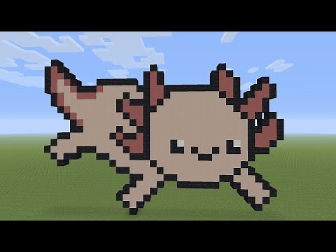 Minecraft Pixel Art - Axolotl