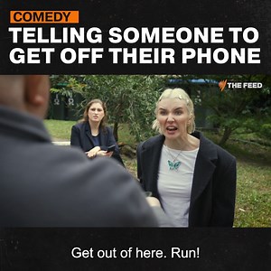 1.7M views · 18K reactions | Ask me again why I’m on my phone! Watch more of The Feed's comedy: https://bit.ly/3dg1Gow | The Feed SBS | Facebook