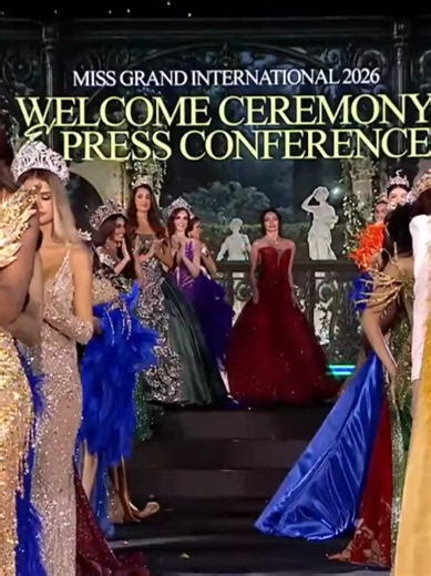 Reigning Miss Grand International Emma Tiglao at the Miss Grand International 2026 Welcome Ceremony & Press Conference! 🇵🇭👑✨ #missgrandinternational #missgrandinternational2026 #emmatiglao