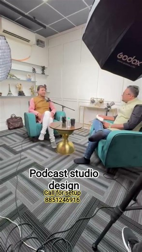 podcast studio setup #studiodesign #podcastsetup