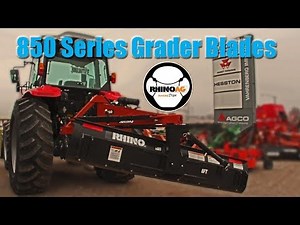 RhinoAG 850 Series Rear Grader Blade for Utility Tractors