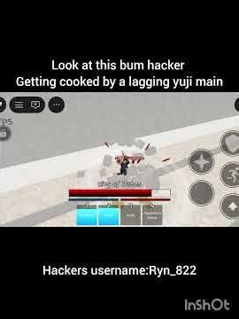 imagine using hacks and still lose🤣#jujutsushenanigans #jujustukaisen