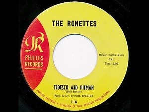The Ronettes — Tedesco And Pitman 1963