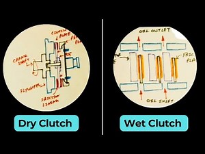 Dry Clutch Vs Wet Clutch | Difference Between Dry Clutch And Wet Clutch