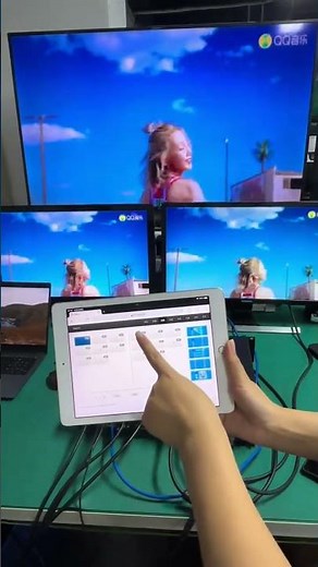 4K60Hz Seamless Modular matrix switch tablet control
