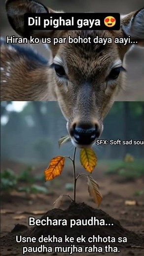 Beautiful Deer Eating Plants in the Jungle | Peaceful Wildlife Moment