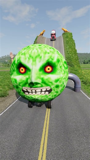 Log Truck vs Low Pipes - BeamNG.drive #shorts #beamngdrive