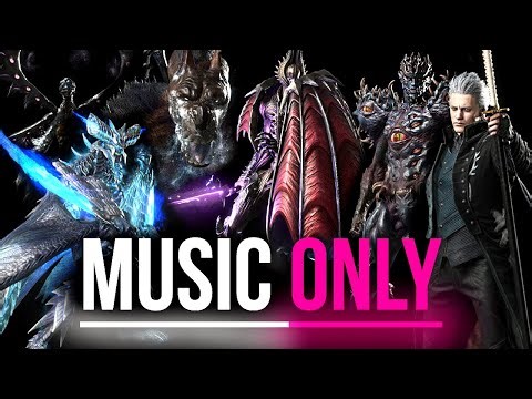 Devil May Cry 5 All Bosses with Soundtrack Only Audio【 with Track Names and Composers 】