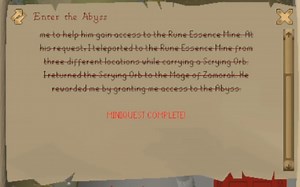 OSRS-Enter the Abyss任务全流程攻略