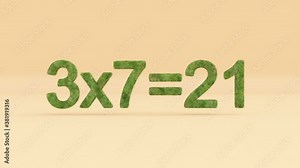 e learning for numerical multiplication of 3 for kids