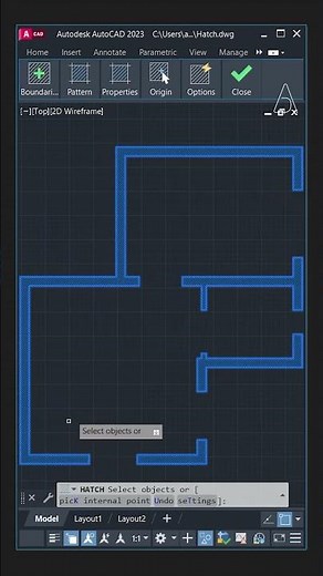 QSelect, Hatch, Isolate - AutoCAD Tutorial #architecture #autocad