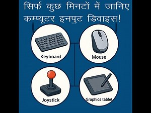 Computer Input Devices Explained | Hindi & English | APNA Academy