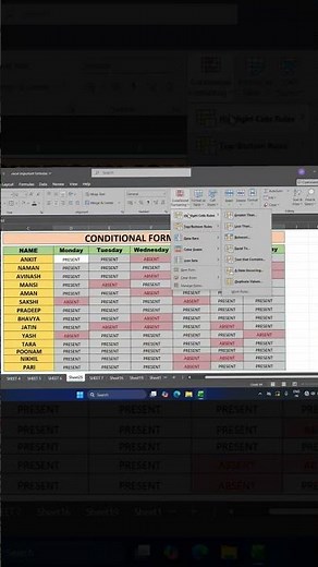 Excel Conditional Formatting | Highlight Data Automatically in Excel 🔥 | Excel Tips & Tricks Hindi
