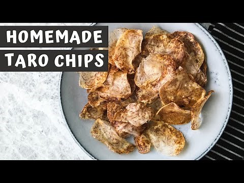 HOW TO MAKE TARO CHIPS | Keeping It Relle