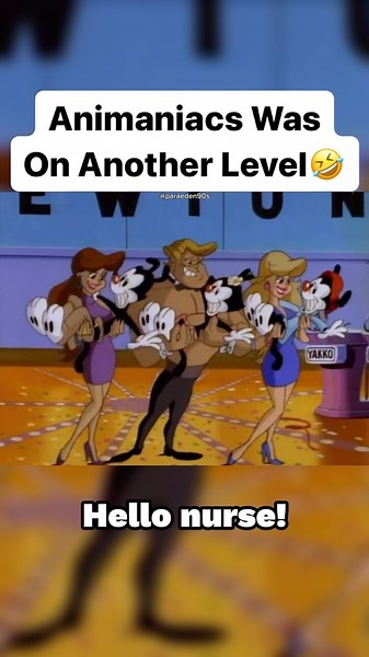 Millennial & 90's Content on Instagram: "Hello Nurse!🤣🤣🤣 Hilarious scene from Animaniacs.💯 ——————————————————————————- Follow @paraeden90s for more content. We upload daily. Thanks for watching!🙏💯 ——————————————————————————- • • • • #90s #90snostalgia #90scartoons #animaniacs #comedy #cartoon #cartoons #memories #throwback #childhood #nostalgia #nostalgic #90skid #90skids #90sbaby #1990s #nineties #90sthrowback"