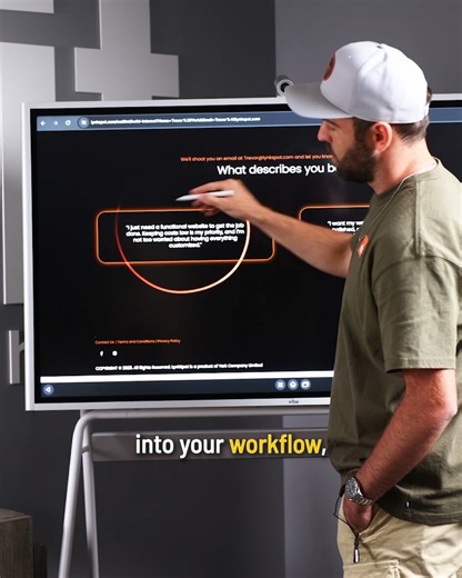 We’ve all been there — you’re presenting, and eyes start glazing over. See how Lynkspot’s founder @trevyork uses Vibe Board to bring the room back — and builds more client trust that leads to yes. 📍Keep attention on you: draw, mark up, and highlight ideas in real time, so your audience follows your story clearly without getting distracted — keeping everyone engaged, understanding your points, and buying into your ideas faster 📍Show details that matter: zoom in on exact numbers, sketches, or in