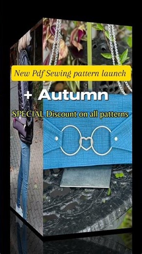 Sewing pdf bag pattern ( Bellissima)