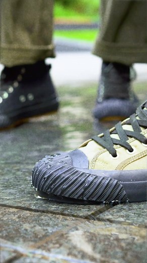 Reintroducing the new and modernized Grounder! Originally released in the 1940s as a U.S. military sneaker, The Grounder has been redesigned with streetwear in mind. Not only is this an all-black shoe, but it also provides a rugged and worn-in look, all while being durable and comfortable. | P.F. Flyers