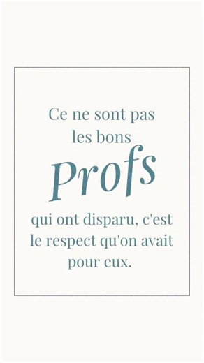On dit souvent que “les bons profs n’existent plus”. Pourtant, j’en vois tous les jours. Des profs passionnés, exigeants, qui se battent pour leurs élèves. Ce qui a changé, ce n’est pas la qualité des enseignants. C’est le regard qu’on porte sur eux. On a cessé de les écouter. On a cessé de les soutenir. Et si on recommençait à valoriser ceux qui donnent encore tout pour transmettre ? ✏️ À tous les profs qui tiennent bon : vous êtes la colonne vertébrale de cette société. 💬 Et toi, raconte-moi 
