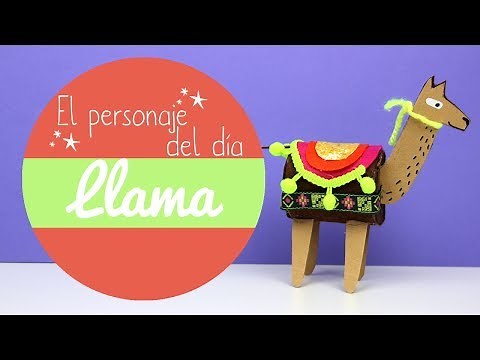 ¿Cómo hacer manualidades de llamas? Tutorial paso a paso de una llama con material reciclado