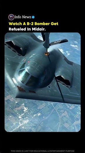 How the B-2 Bomber Refuels Mid-Air.