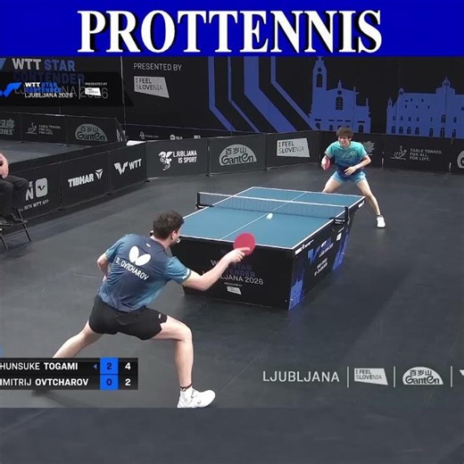 Shunsuke Togami vs Dimitrij Ovtcharov | MS QF | #WTTLjubljana 2026 #乒乓 #乒乓球 #탁구 #卓球