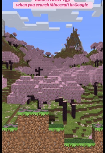 Minecraft Hidden Easter Egg in Google Search