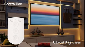 DecorStar TV LED Backlights, 14.5 FT TV Light Music Sync 32 Colors DIY Mode LED Lights for TV 55 inch 60 inch 65 inch 70 inch 75 inch USB Powered