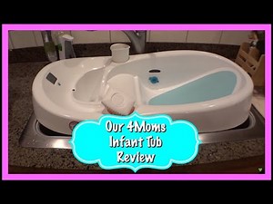 Baby Bathtub Review - 4Moms Infant Tub!
