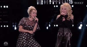 223K views · 1.2K reactions | Magical moment on The Voice! Miley Cyrus, Dolly Parton, and Pentatonix perform a stunning version of "Jolene." | Yahoo | Facebook
