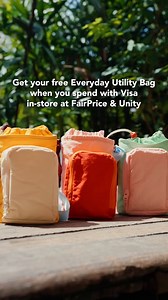 CNY essentials only: A little red packet, a lot of luck, and now… an Everyday Utility Bag! ️✨ Spend $100 or more with Visa at FairPrice or Unity and take home your own colorful companion. Offer ends 22 Jan 2025. T&Cs apply. | Visa | Facebook