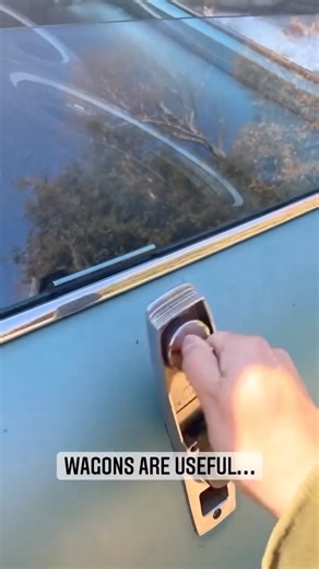 The usefulness of a station wagon cannot be ignored. #MoPar #wagon #stationwagon #longroof #tailgate #window #windowcrank #vintage #oldcars #plymouth #1961plymouth #1960s #1961 | Obsolete Automotive