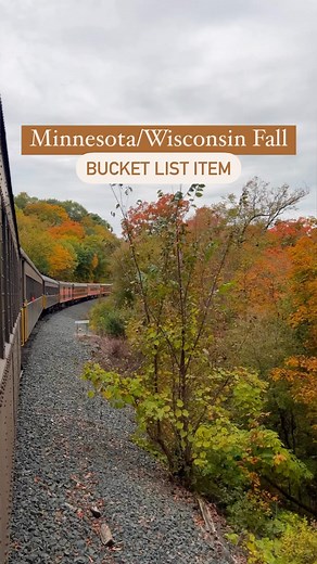 Lizanne Dooner | Midwest | RV Travel + Lifestyle on Instagram: "MN/WI Fall Bucket list: Ride the fall colors tour on the Osceola & St. Croix Valley Railway! 🍁🚂 This 90 min out and back with @mntransportationmuseum perfect way to see the fall colors in the St. Croix River Valley. Around 1 hour from the Twin Cities too! 🚂Details: Booking weekends only Adults are $29 kids $21 - family packs avail! Can move about the train as you go If you miss the colors tour - they have other Fall Train Rides w