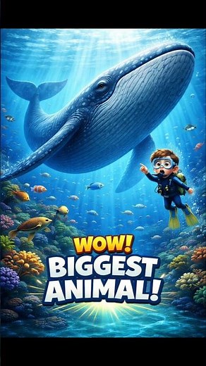 Meet the Biggest Animal on Earth! 🐋😮