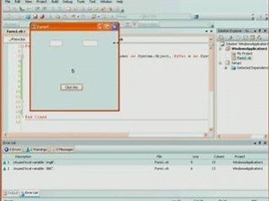 Visual Basic visual studio 2008  Variables