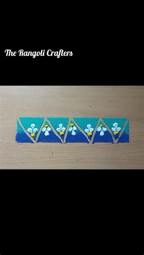 Side Rangoli Designs Simple / Border Rangoli #borderrangoli #rangolidesigns #diwalirangoli #shorts