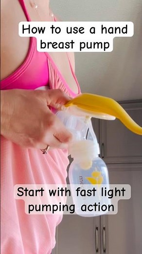 How to get the most milk out of a hand breast pump? #breastfeeding #breastmilk #ibclc #pumping #mom
