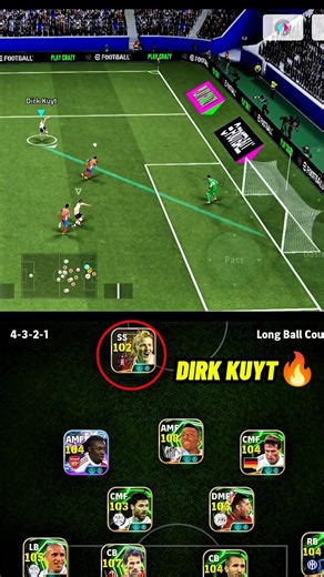 DIRK KUYT 😱 WHAT A GOAL! Absolute Screamer! 🚀 #shorts #efootball #dirkkuyt