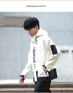 [Hot Item] 100% Waterproof Fashion PU Men Rainsuit Raincoat and Rain Jackets Suit