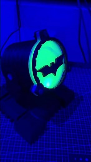 3D printed bat signal lamp|Custom batman desk lamp