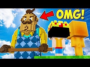 ¡LOS COMPAS VS EL VECINO GIGANTE! 😱 MINECRAFT CON FLEX, MIKECRACK, TIMBA Y TROLLINO