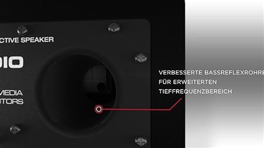 M-AUDIO BX4 4.5-Zoll Studio-Monitore High-Definition Monitor Lautsprecher Boxen für Recording und Multimedia, Paar