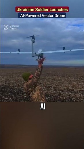 Ukrainian Soldier Launches AI Powered Vector Drone! #VectorDrone #QuantumSystems #Drone #WASP